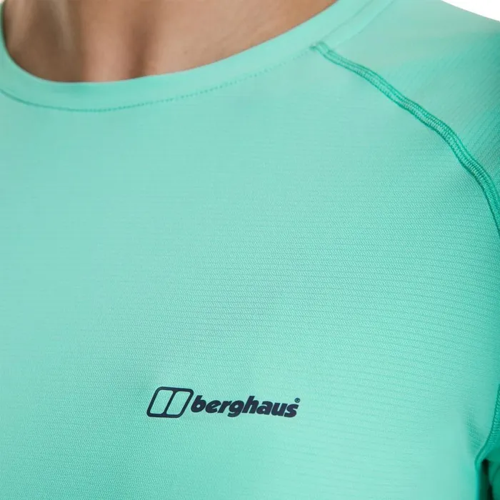 Berghaus Baselayers 247 Short Sleeve Tech Baselayer 8211 Light Green 8211 Women