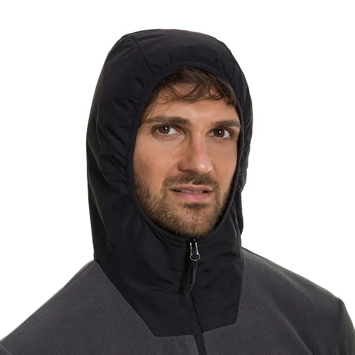 Berghaus Fleece Aslam Hooded Half Zip Fleece 8211 Grey 8211 Men