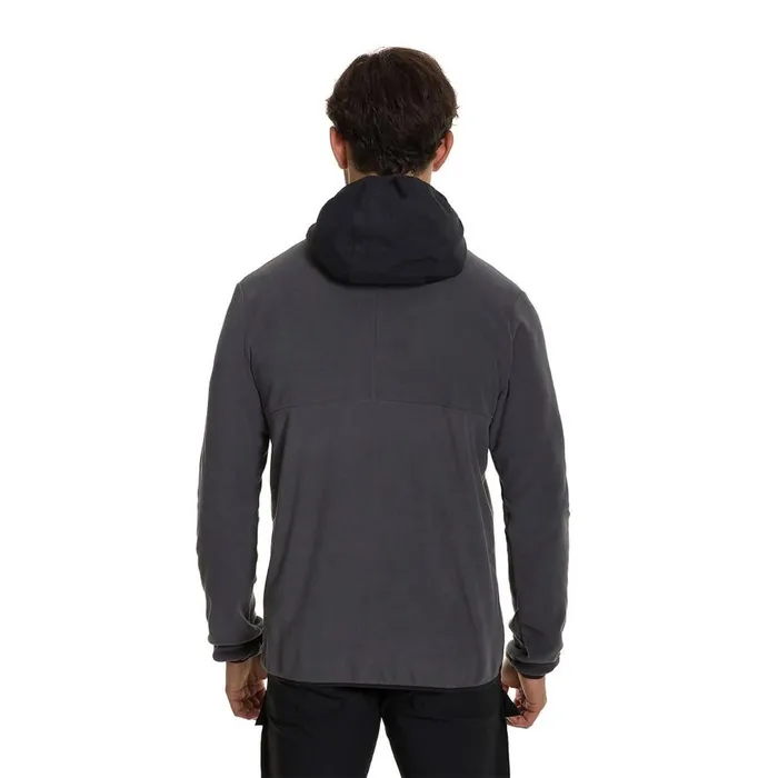 Berghaus Fleece Aslam Hooded Half Zip Fleece 8211 Grey 8211 Men