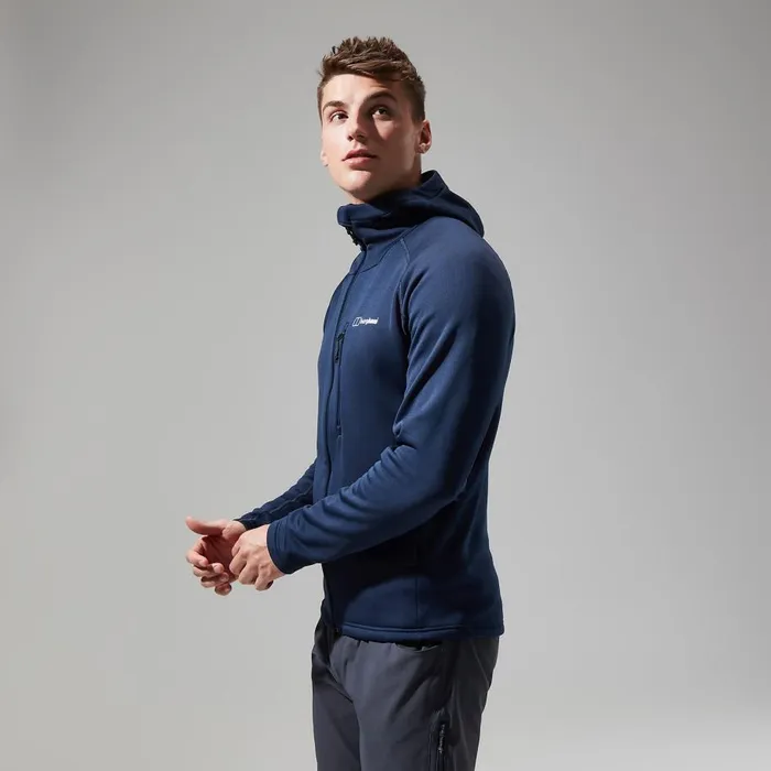 Berghaus Fleece Carnot Hooded Jacket 8211 Dark Blue 8211 Men