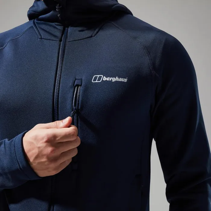 Berghaus Fleece Carnot Hooded Jacket 8211 Dark Blue 8211 Men