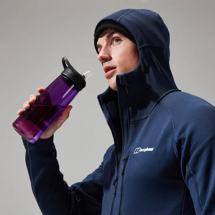 Berghaus Fleece Carnot Hooded Jacket 8211 Dark Blue 8211 Men