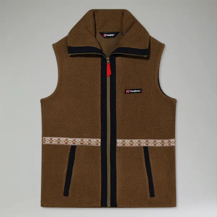 Berghaus Fleece Rhynie Aztec Fleece Gilet 8211 BrownBlack 8211 MenWomen Berghaus Fleece Rhynie Aztec Fleece Gilet 8211 BrownBlack 8211 MenWomen