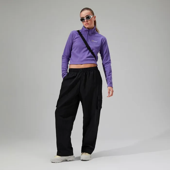 Berghaus Fleece URB Prism Cropped Half Zip Fleece 8211 Purple 8211 Women