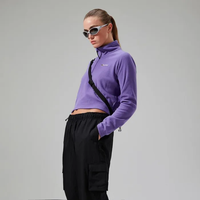 Berghaus Fleece URB Prism Cropped Half Zip Fleece 8211 Purple 8211 Women