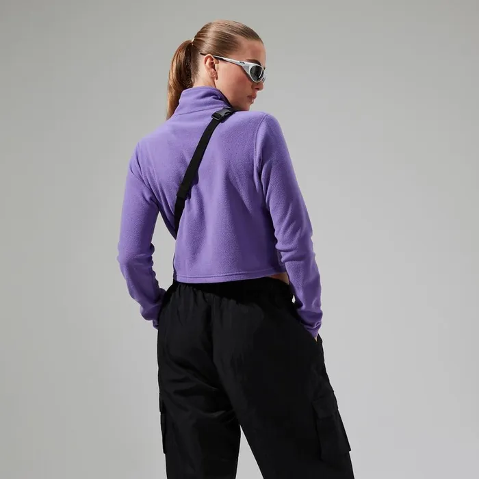 Berghaus Fleece URB Prism Cropped Half Zip Fleece 8211 Purple 8211 Women