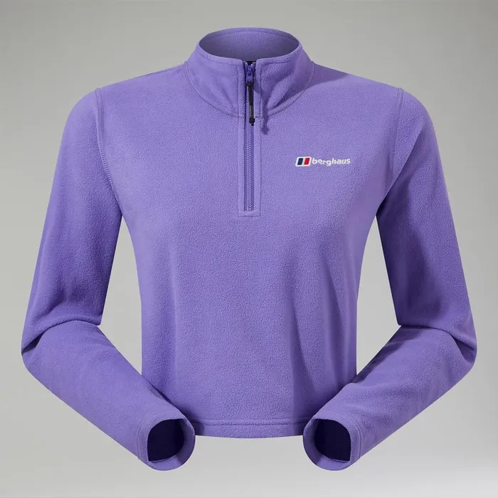 Berghaus Fleece URB Prism Cropped Half Zip Fleece 8211 Purple 8211 Women