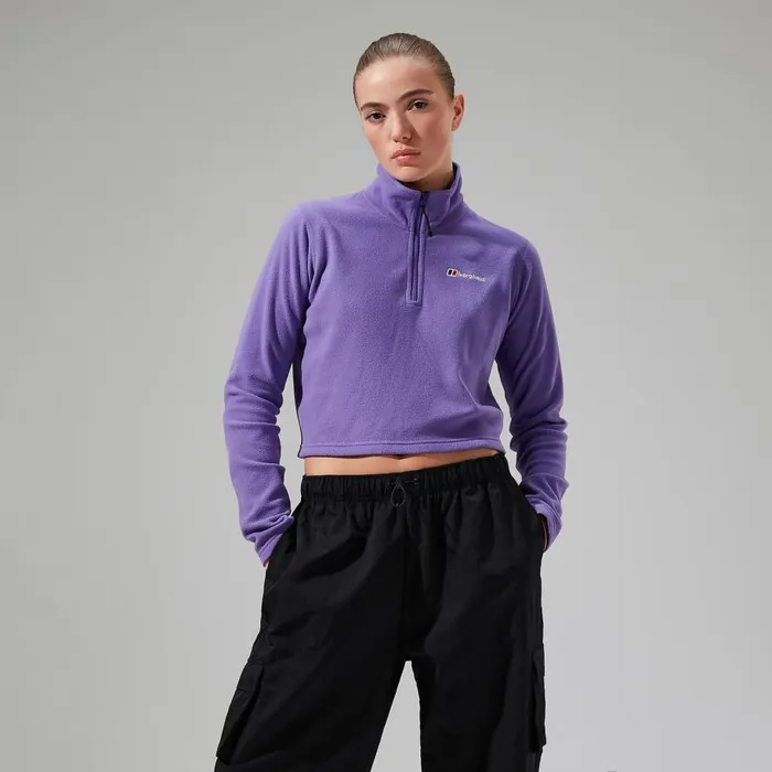 Berghaus Fleece URB Prism Cropped Half Zip Fleece 8211 Purple 8211 Women