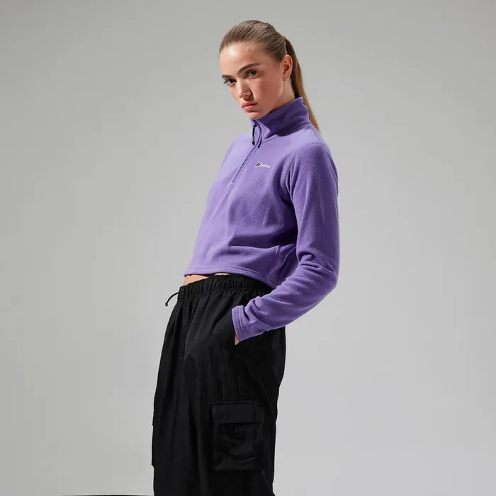 Berghaus Fleece URB Prism Cropped Half Zip Fleece 8211 Purple 8211 Women