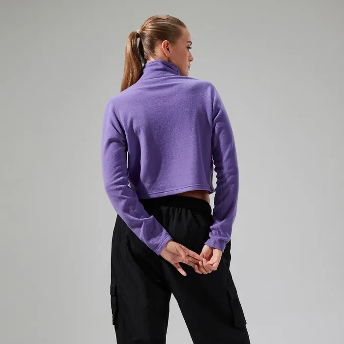 Berghaus Fleece URB Prism Cropped Half Zip Fleece 8211 Purple 8211 Women