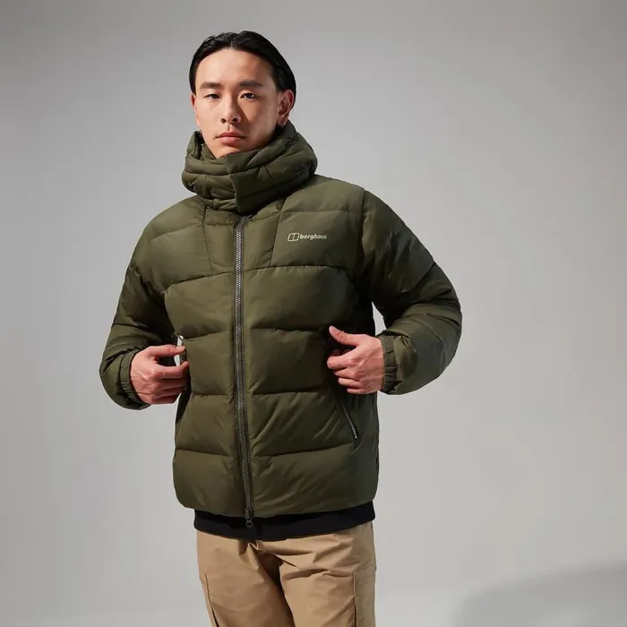 Berghaus Insulated Embo 4in1 Down Insulated Jacket 8211 Green 8211 Men