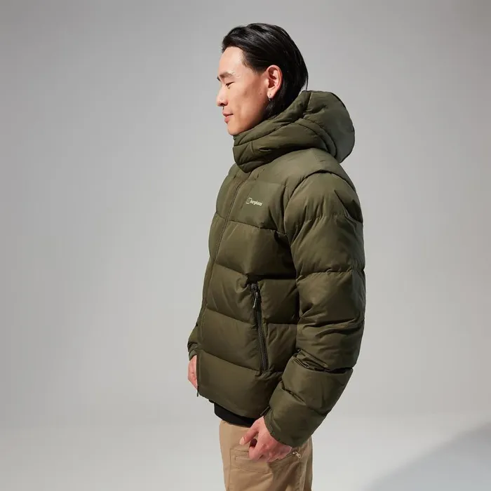 Berghaus Insulated Embo 4in1 Down Insulated Jacket 8211 Green 8211 Men