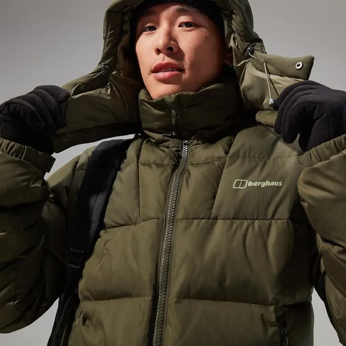 Berghaus Insulated Embo 4in1 Down Insulated Jacket 8211 Green 8211 Men