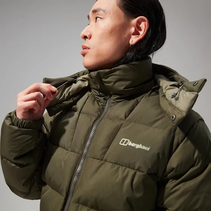 Berghaus Insulated Embo 4in1 Down Insulated Jacket 8211 Green 8211 Men