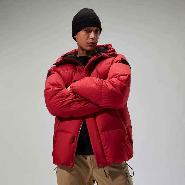 Berghaus Insulated Fawdon Down Jacket 8211 Dark RedBlack 8211 Men