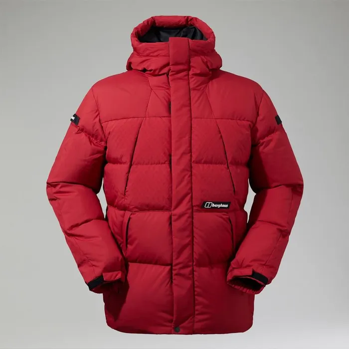Berghaus Insulated Fawdon Down Jacket 8211 Dark RedBlack 8211 Men