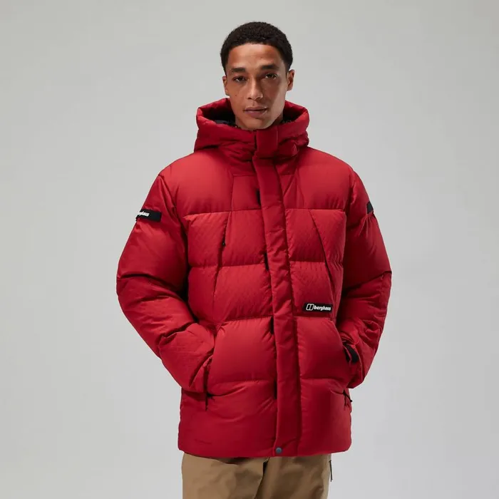 Berghaus Insulated Fawdon Down Jacket 8211 Dark RedBlack 8211 Men