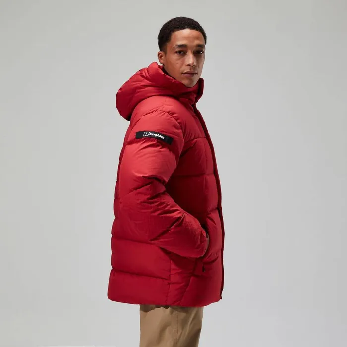 Berghaus Insulated Fawdon Down Jacket 8211 Dark RedBlack 8211 Men