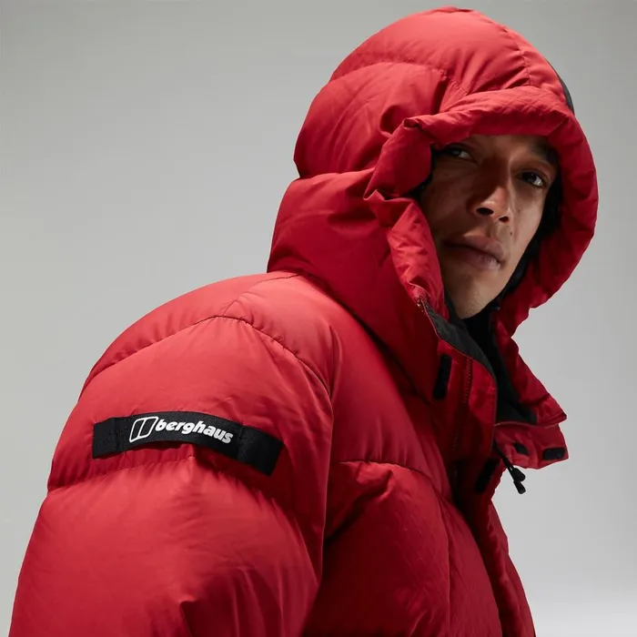 Berghaus Insulated Fawdon Down Jacket 8211 Dark RedBlack 8211 Men