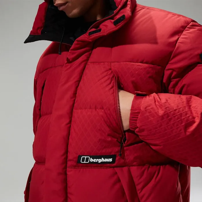 Berghaus Insulated Fawdon Down Jacket 8211 Dark RedBlack 8211 Men