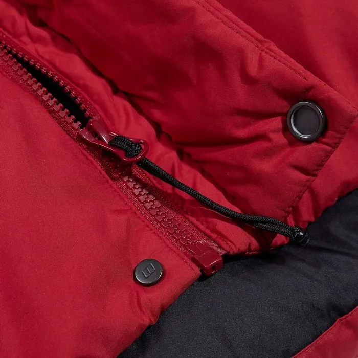 Berghaus Insulated Fawdon Down Jacket 8211 Dark RedBlack 8211 Men