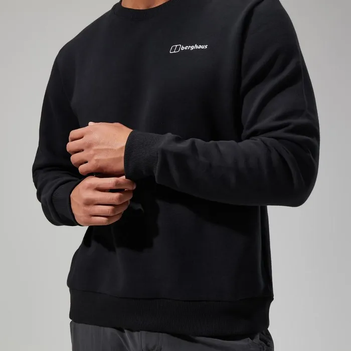 Berghaus Sweatshirts Logo Crew Black 8211 Men Berghaus Sweatshirts Logo Crew Black 8211 Men