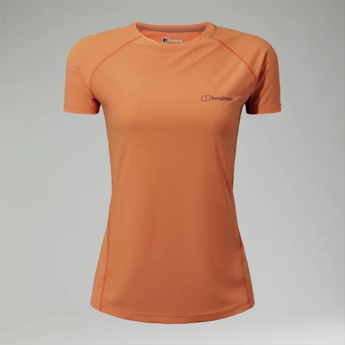 Berghaus TShirts 247 Crew Short Sleeve Tech Tee Orange 8211 Women