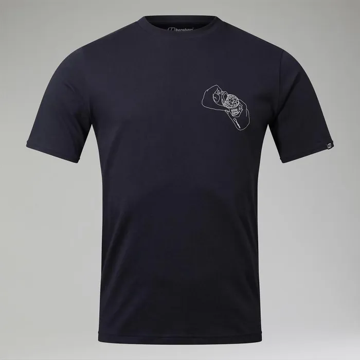 Berghaus TShirts Mens Hike Beans Short Sleeve Tee 8211 Black 8211 Men