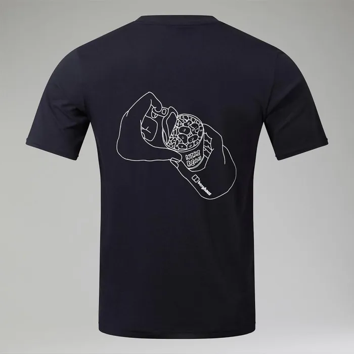 Berghaus TShirts Mens Hike Beans Short Sleeve Tee 8211 Black 8211 Men