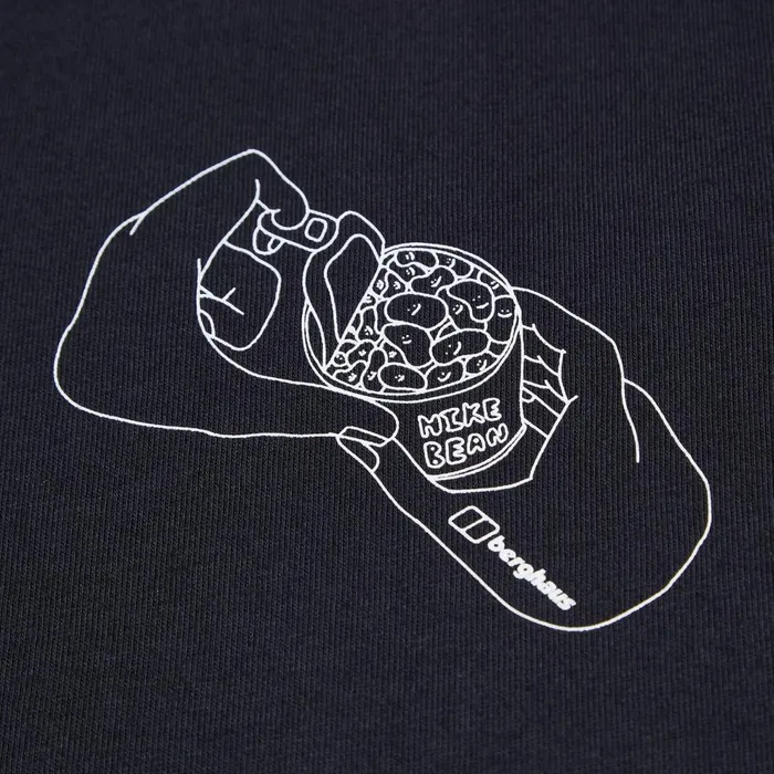 Berghaus TShirts Mens Hike Beans Short Sleeve Tee 8211 Black 8211 Men