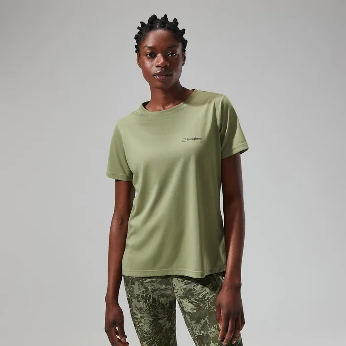 Berghaus TShirts Relaxed Tech Super Stretch Tee 8211 Green 8211 Women