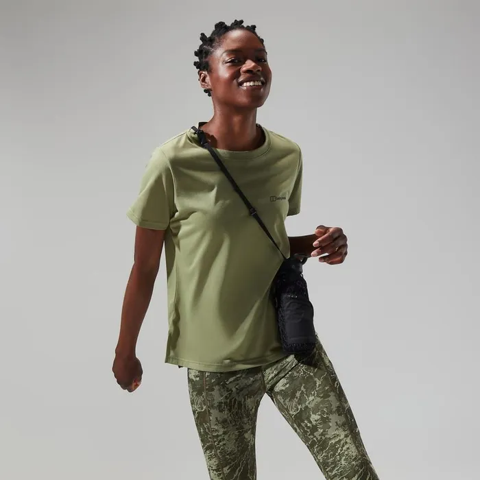 Berghaus TShirts Relaxed Tech Super Stretch Tee 8211 Green 8211 Women