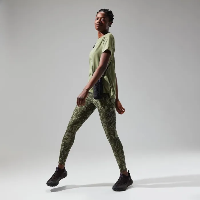 Berghaus TShirts Relaxed Tech Super Stretch Tee 8211 Green 8211 Women