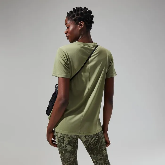 Berghaus TShirts Relaxed Tech Super Stretch Tee 8211 Green 8211 Women