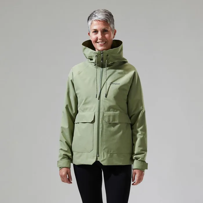 Berghaus Waterproof Highraise Waterproof Jacket 8211 Green 8211 Women