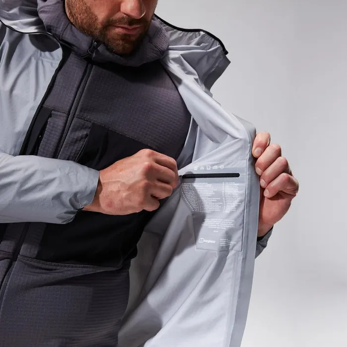 Berghaus Waterproof MTN Guide Hyper LT Jacket 8211 Grey 8211 Men