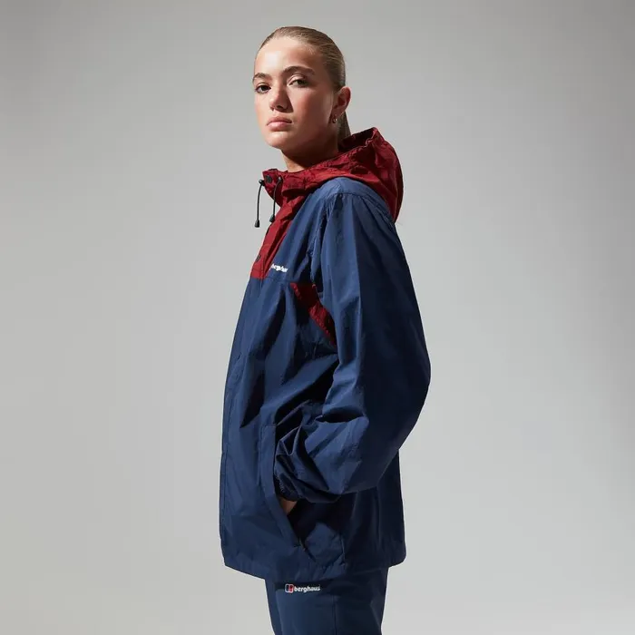 Berghaus Windproof Urban Windbreaker 21 Jacket 8211 Dark BlueDark Red 8211 Women