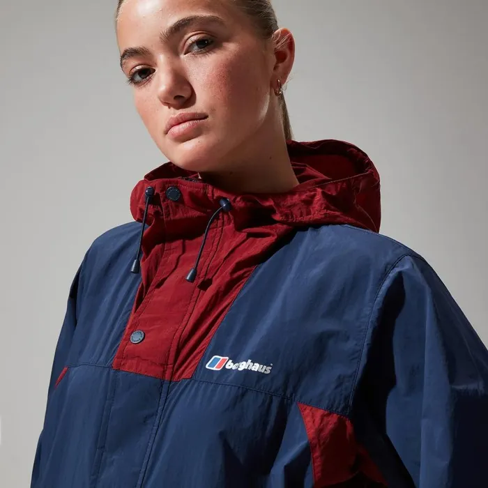 Berghaus Windproof Urban Windbreaker 21 Jacket 8211 Dark BlueDark Red 8211 Women