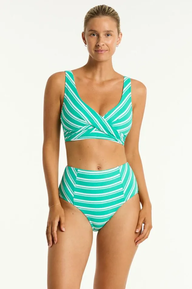 Biarritz Panelled High Waist Pant Biarritz Evergreen Women Sea Level Bottoms