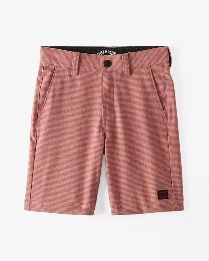 Billabong Boys039 Bottoms Boys 27 Crossfire 14034 Hybrid Submersible Shorts Sangria 8211 Men
