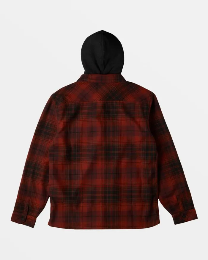 Billabong Flannels ADiv Furnace Bonded Long Sleeve Flannel Shirt Sangria 8211 Men Billabong Flannels ADiv Furnace Bonded Long Sleeve Flannel Shirt Sangria 8211 Men