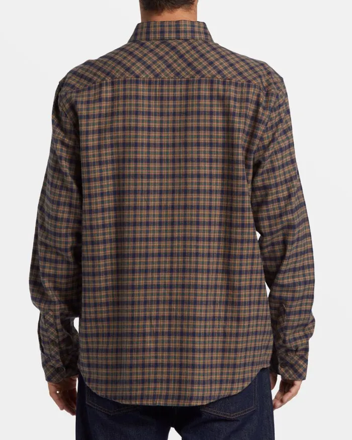 Billabong Flannels Coastline Long Sleeve Flannel Shirt Deep Royal 8211 Men Billabong Flannels Coastline Long Sleeve Flannel Shirt Deep Royal 8211 Men