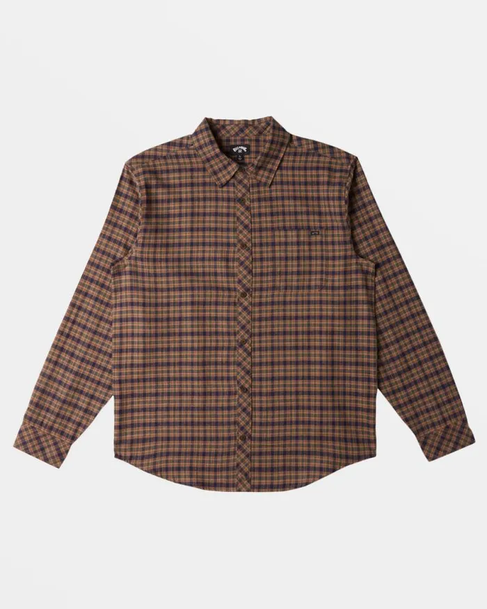 Billabong Flannels Coastline Long Sleeve Flannel Shirt Deep Royal 8211 Men Billabong Flannels Coastline Long Sleeve Flannel Shirt Deep Royal 8211 Men