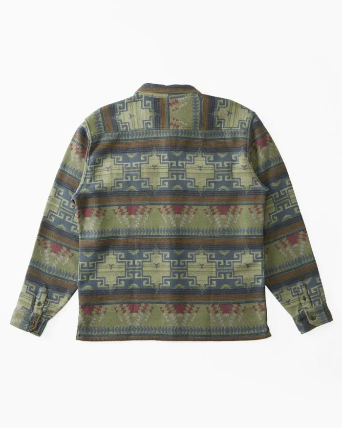 Billabong Flannels Offshore Jacquard Flannel Long Sleeve Shirt Sage 8211 Men Billabong Flannels Offshore Jacquard Flannel Long Sleeve Shirt Sage 8211 Men