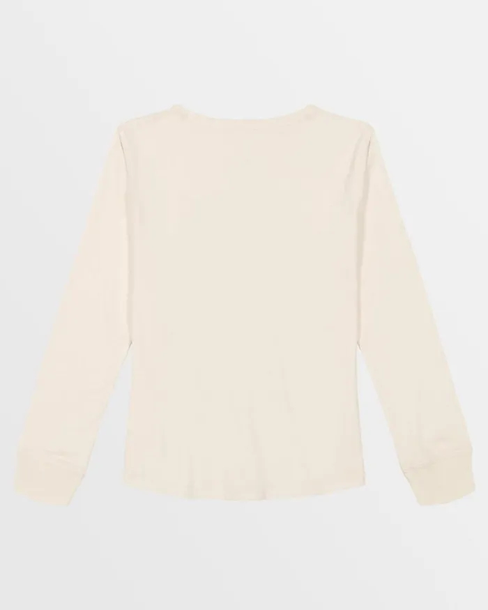 Billabong Girls039 Tops Girls Daydream Away Long Sleeve TShirt Salt Crystal 8211 Women