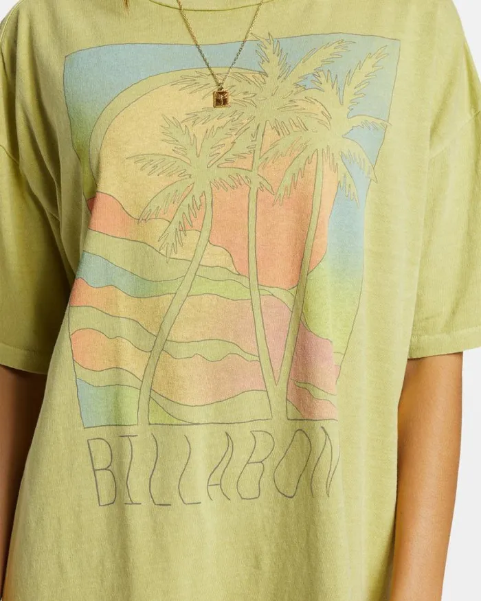 Billabong Graphic Tees and Tanks Extra Zesty TShirt Lime Zest 8211 Women Billabong Graphic Tees and Tanks Extra Zesty TShirt Lime Zest 8211 Women