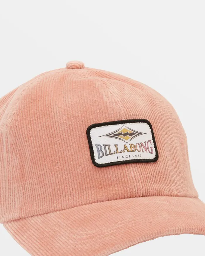 Billabong Hats and Beanies Dad Hat Strapback Hat Dusty Peach 8211 Women
