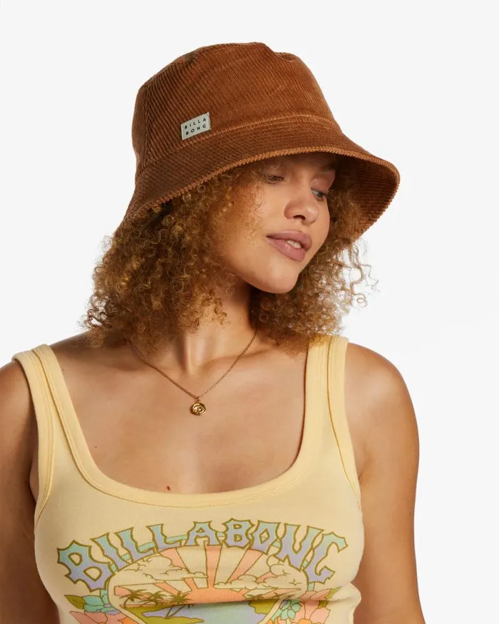 Billabong Hats and Beanies Here We Go Bucket Hat Cider 8211 Women