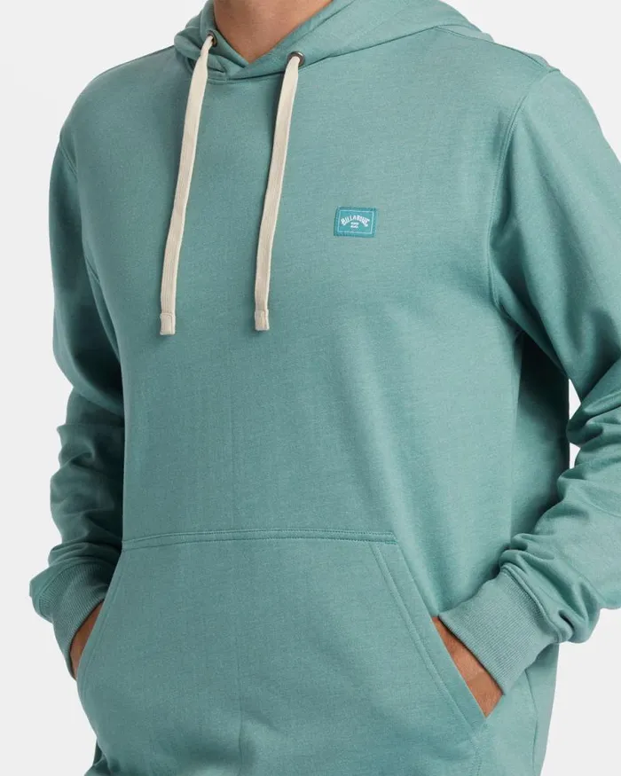 Billabong Hoodies and Fleece All Day Hoodie Dusty Teal 8211 Men Billabong Hoodies and Fleece All Day Hoodie Dusty Teal 8211 Men
