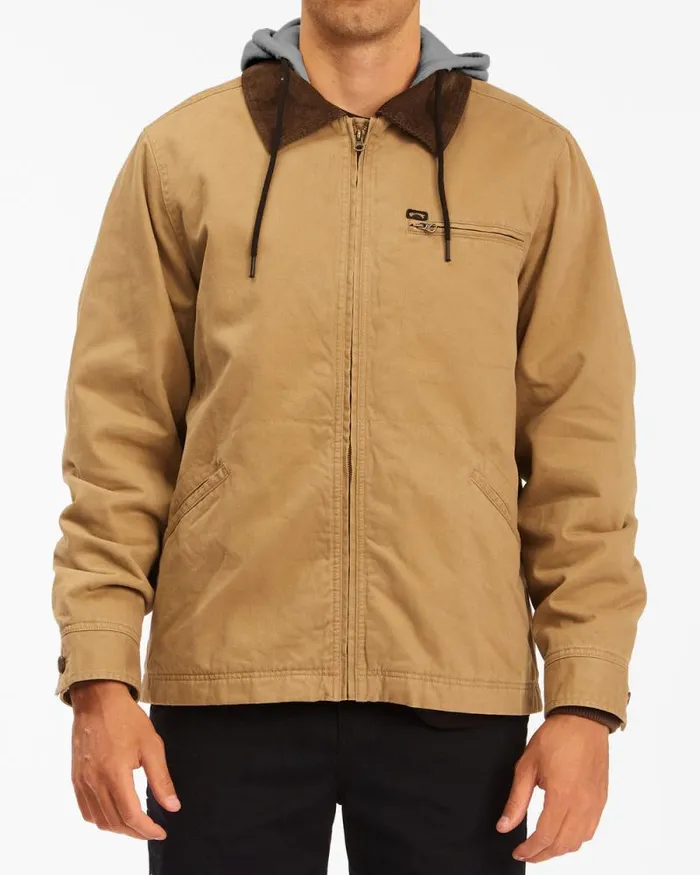 Billabong Jackets Barlow Hooded Jacket Clay 8211 Men Billabong Jackets Barlow Hooded Jacket Clay 8211 Men